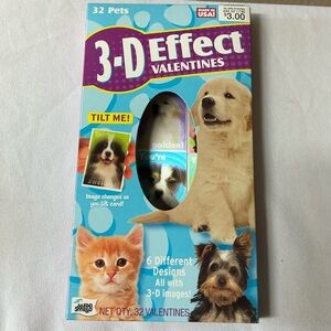 3-D Effect Valentines with Pets